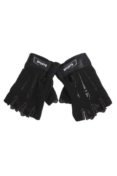 OEM Manusi de Iarna Negre Gri cu Scai "Sports" Degete Taiate pentru Adolescen...