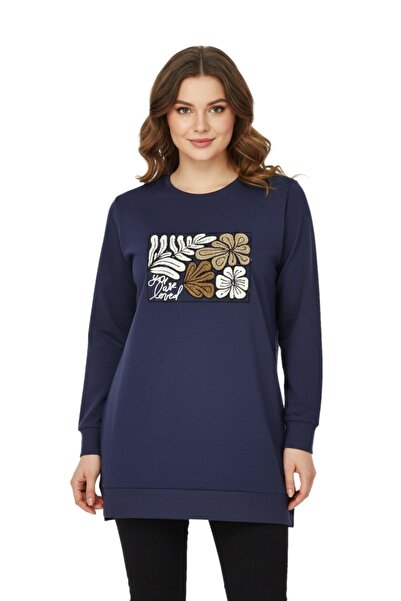 Caftan Women's Sıfıryaka Front Embroidered Tunic Bgl-St05085