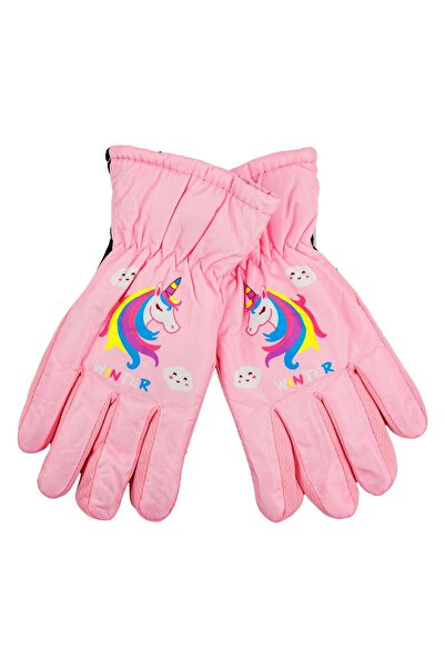 OEM Manusi Schi Roz Unicorn "Winter" pentru Fete 12 Ani