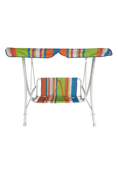 OEM Balansoar cu Doua Locuri in Dungi Colorate 1.10x0,7x1.10m