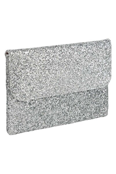 OEM Silver Glitter Purse 22.5x16cm