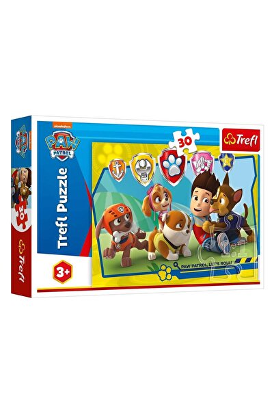 OEM Puzzle Paw Patrol Simboluri & Baiat (30 de piese) - Trefl