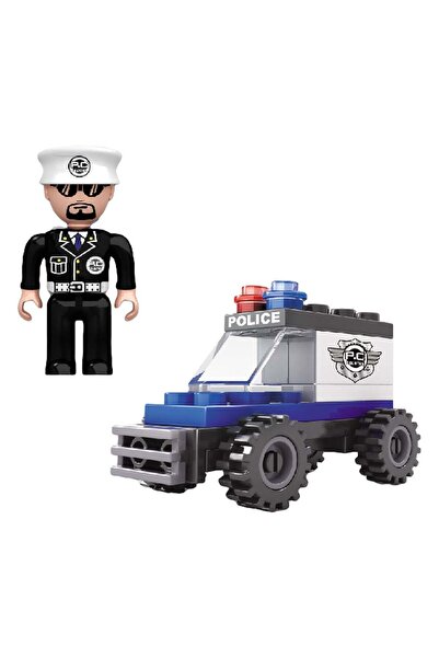 OEM Vehicul Politie din Caramizi (35 de piese)