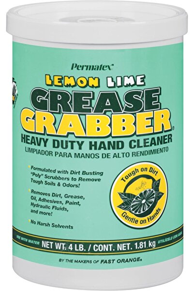 Permatex 13106 منظف اليدين شديد التحمل برائحة الليمون والليمون الحامض، 4 أرطال.