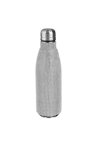 OEM Sticla Izoterma din Otel Inoxidabil cu Strass Argintiu 500ml