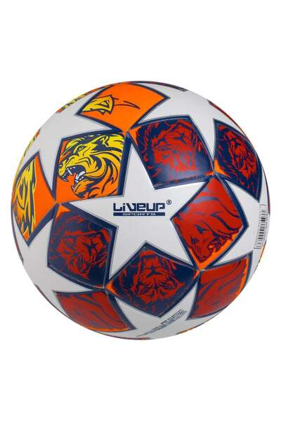 OEM White Soccer Ball with Tiger Pattern No.5