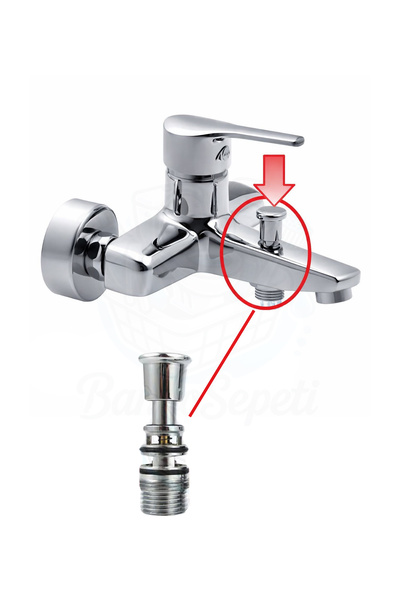 banyosepeti Banyo ve Duş Bataryası Yönlendirici – Standart Uyumlu Aparat