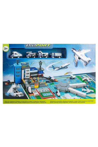 OEM Pista Aeroport cu Avioane & 4 Masini