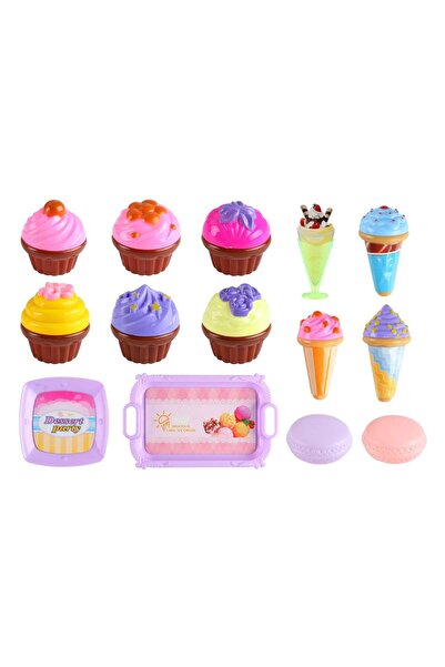 OEM Set of Ice Cream Cakes Cupcakes Macaron Platter