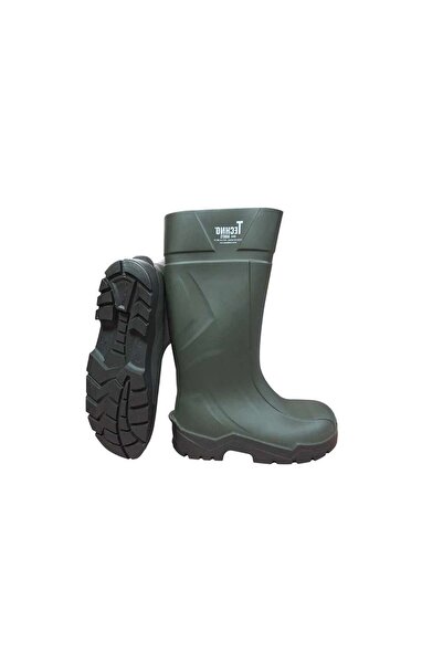 TECHNO BOOTS Techno Boot S4 SRC Çelik Burunlu Uzun Çizme Yeşil