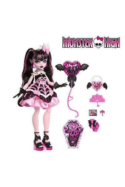OEM Papusa Monster High Themed Scary Sweet Birthday Draculaura - Mattel