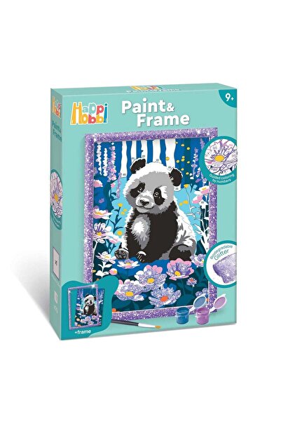 OEM HappiHobbi Paint & Frame Pictura cu Numere Panda - AS