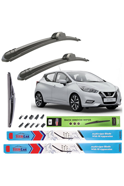 TEAMCAR Nissan Micra K14 (2017–2023) TeamCar® Wipers – Complete Set