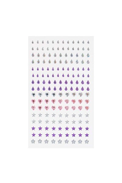 OEM Strass Sticker Lilac Pink White Various Shapes for Face