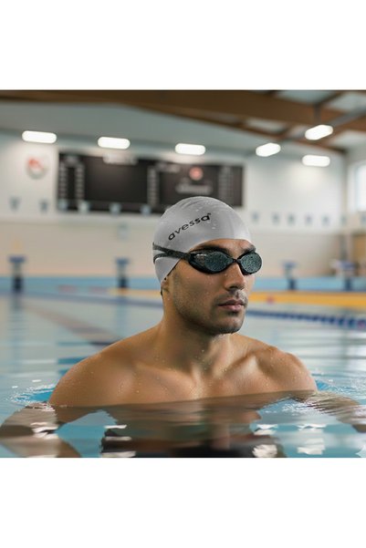 nkspor Silicone Pool Cap - Pool - Sea Cap - Pu Coating - Ear - Head Cover