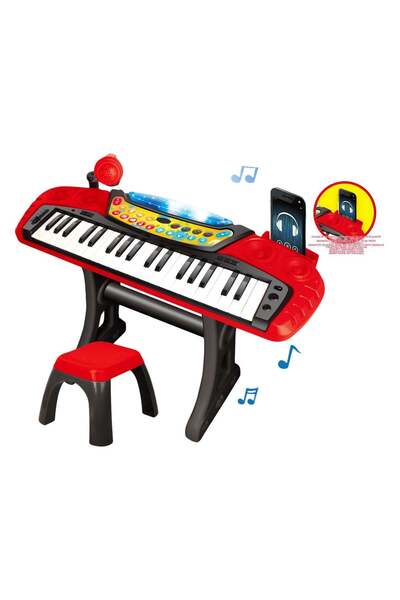 OEM Orga Electronica pentru Copii cu Taburet si Microfon 57x19x58cm