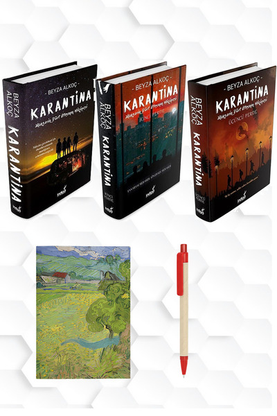 İndigo Kitap BEYZA ALKOÇ-KARANTİNA 1.PERDE 2.PERDE 3.PERDE SERİ KİTAPLAR-VAN ...