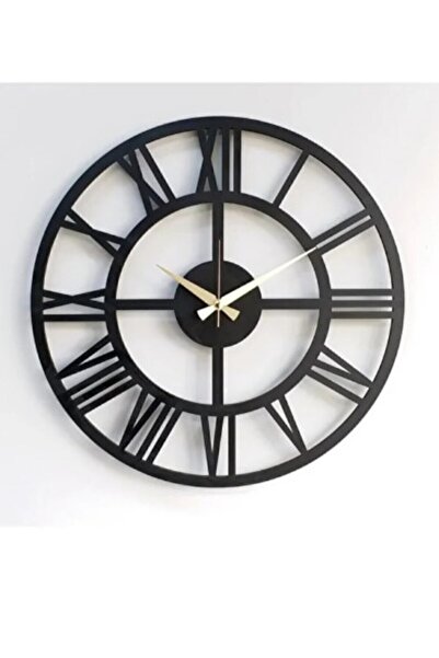 MYSTERY 40 cm DEMİR METAL SAAT roma rakamlı kuşaklı