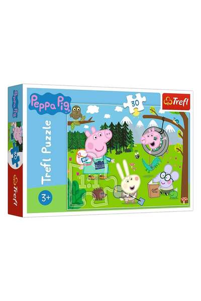 OEM Puzzle Peppa cu Prietenii in Padure (30 de piese) - Trefl