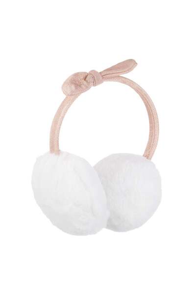 OEM Aparatori Urechi cu Blana Artificiala Roz Fundita & Lurex pentru Fete