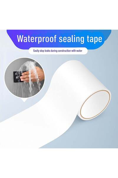 OEM Banda Reparare Impermeabila Alba 1.5mx5cm