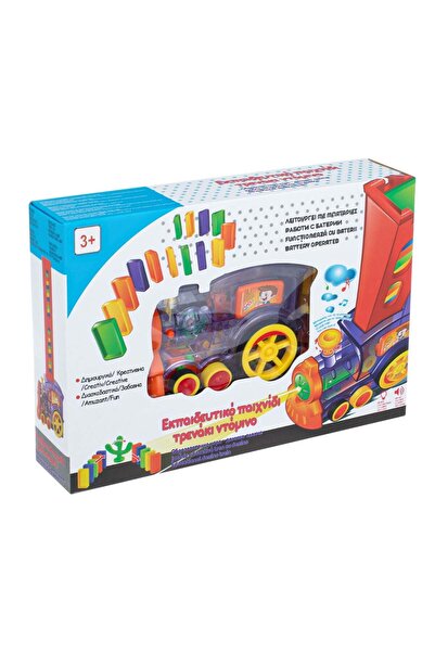 OEM Joc de Societate Educativ Tren Domino cu Lumina & Sunet