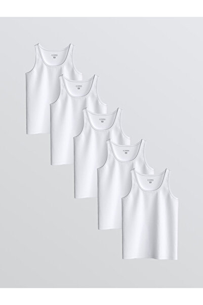LC Waikiki Esvab • Modern & Distinctive Zero Roba Collar Boys' Undershirt 5-Pack