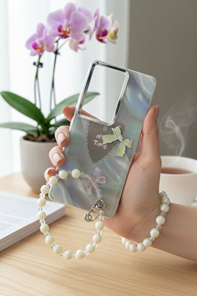 batuteknoloji Vivo V30-V30 Pro Airbagli Kalp Detay Tasarımlı Tutamaçlı Kurdel...