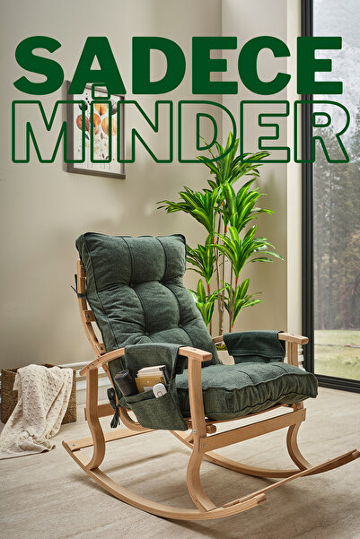 ÖZMOB Relax Lüx Çift Taraflı Sallanan Sandalye Minderi TV Koltuğu Minderi (te...