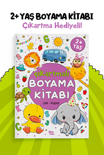 Parodi Yayınları Çıkartmalı Boyama Kitabı 2 Yaş +