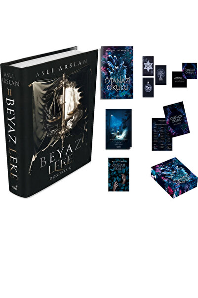 İndigo Kitap Beyaz Leke 2 Özgürlük Ciltli ve Ötanazi Okulu 1 Ciltli Kutulu