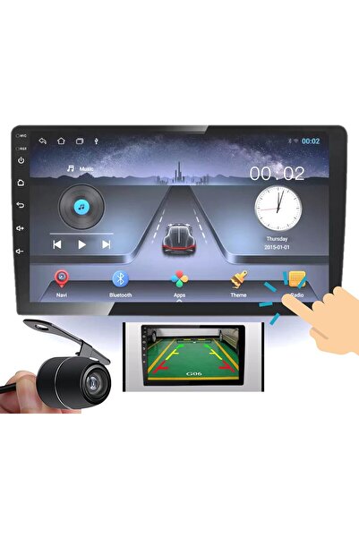 S Z F Store مشغل يوتيوب ستيريو للسيارة بنظام أندرويد بشاشة 9 بوصة مع كاميرا خ...