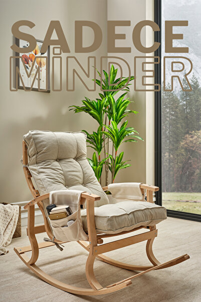 ÖZMOB Relax Lüx Çift Taraflı Sallanan Sandalye Minderi TV Koltuğu Minderi (te...