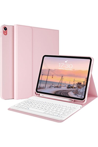 HYX Detachable Bluetooth wireless Keyboard Cover with Pencil Holder for iPad ...