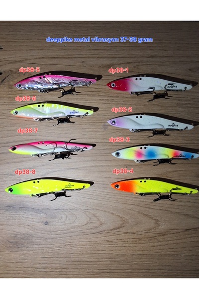 DEEPPİKE 37-38 gram metal vibrasyon - balık av malzemesi