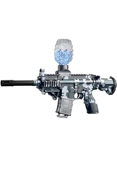 KRUZZEL Pistol de jucărie automat cu 8000 de bile de gel 7-8 mm model MP5