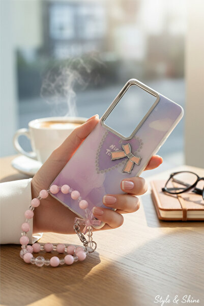 batuteknoloji Vivo V30-V30 Pro Airbagli Kalp Detay Tasarımlı Tutamaçlı Kurdel...