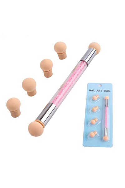 QBEE PROFESSIONAL Nail Art Ombre Fırçası 4 Yedekli