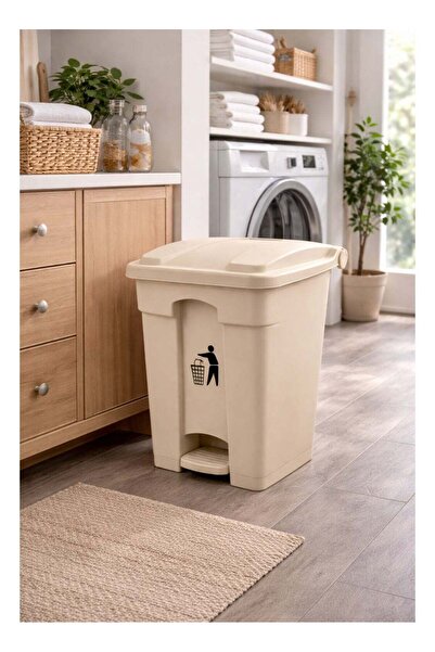 ALMUFARREJ Pedal Trash Can, 50 L , Foot-Operated, Indoor/Outdoor Use, Kitchen...