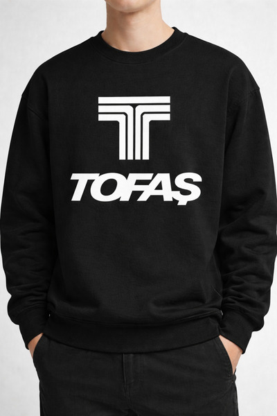 Infire clothing Oversized Unisex 100% Cotton Tofaş Printed Hooded Sweatshirt