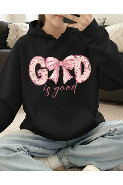 Mayer Butik Hanorac unisex pentru bărbați/femei Good Is Good, din bumbac, cu ...