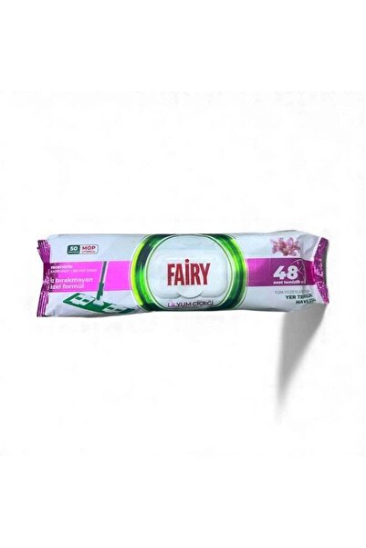 Fairy مناديل مبللة لتنظيف الأرضيات برائحة الزهور - 50 منديل