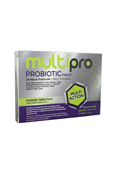Multipro Probıyotık Emılebılır 12 Tablet