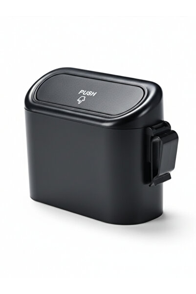 kcr oto Premium Mini Araç Kovası - ABS Plastik Siyah Kapı İçi ve Bardaklık Uy...