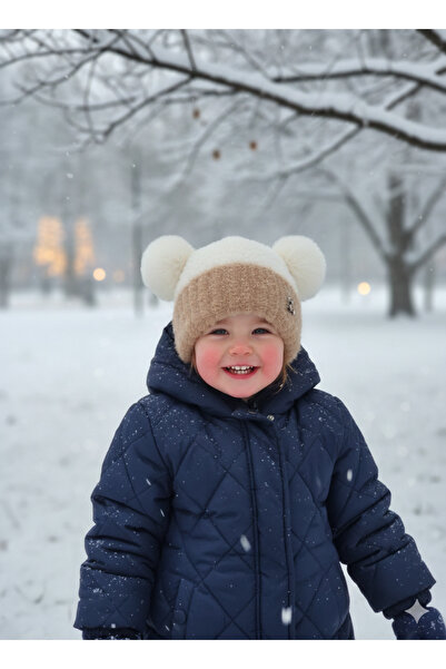 ÇağlaDesign قبعة شتوية مع بوم بوم