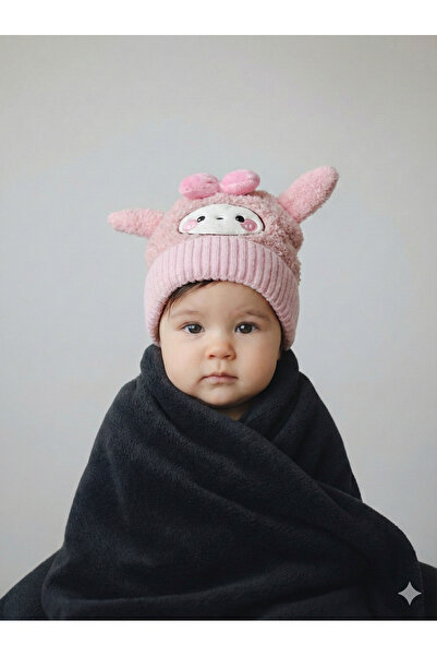 ÇağlaDesign قبعة شتوية بفيونكة على شكل أذن خروف