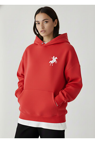 Mayer Butik Unisex Men/Women Cowboy Custom Printed Cotton Oversized Hooded Sw...