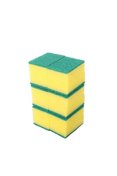 FO 12 قطعة من إسفنجات تنظيف الأطباق