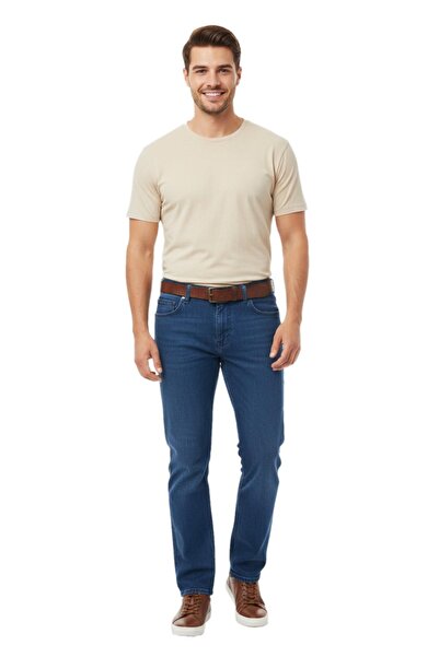 LOCUS JEANS Ανδρικό τζιν παντελόνι μεγάλου μεγέθους Regular Fit 320 BGL-ST05159