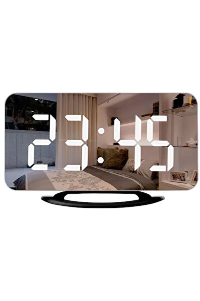 Alikommerce AK Ceas multifuncțional, stil oglindă, luminozitate automată, ala...